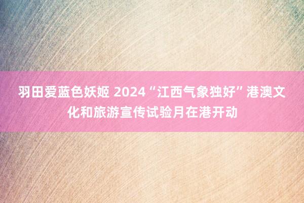 羽田爱蓝色妖姬 2024“江西气象独好”港澳文化和旅游宣传试验月在港开动