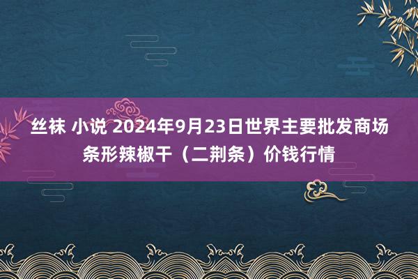 丝袜 小说 2024年9月23日世界主要批发商场条形辣椒干（二荆条）价钱行情