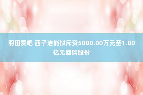 羽田爱吧 西子洁能拟斥资5000.00万元至1.00亿元回购股份