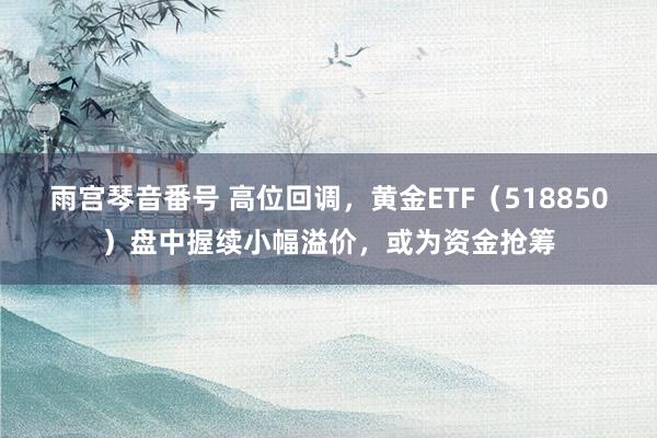 雨宫琴音番号 高位回调，黄金ETF（518850）盘中握续小幅溢价，或为资金抢筹