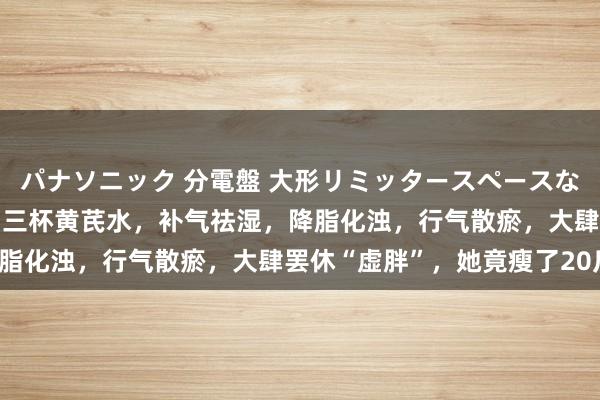 パナソニック 分電盤 大形リミッタースペースなし 露出・半埋込両用形 三杯黄芪水，补气祛湿，降脂化浊，行气散瘀，大肆罢休“虚胖”，她竟瘦了20斤！